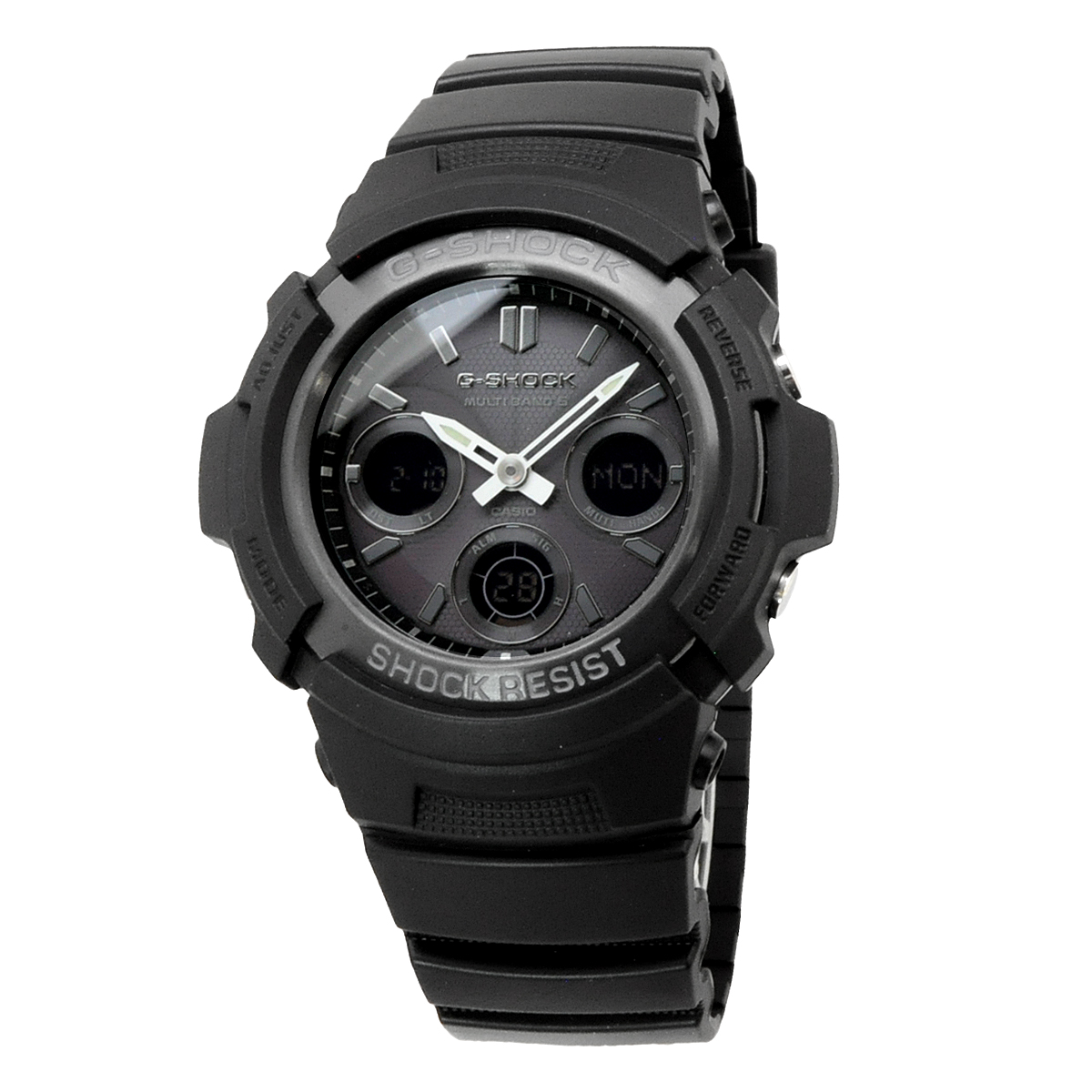 CASIO カシオ 腕時計 メンズ   G-SHOCK Gショック 海外モデル 電波ソーラー マルチバンド6   AWG-M100B-1A｜north-star｜02