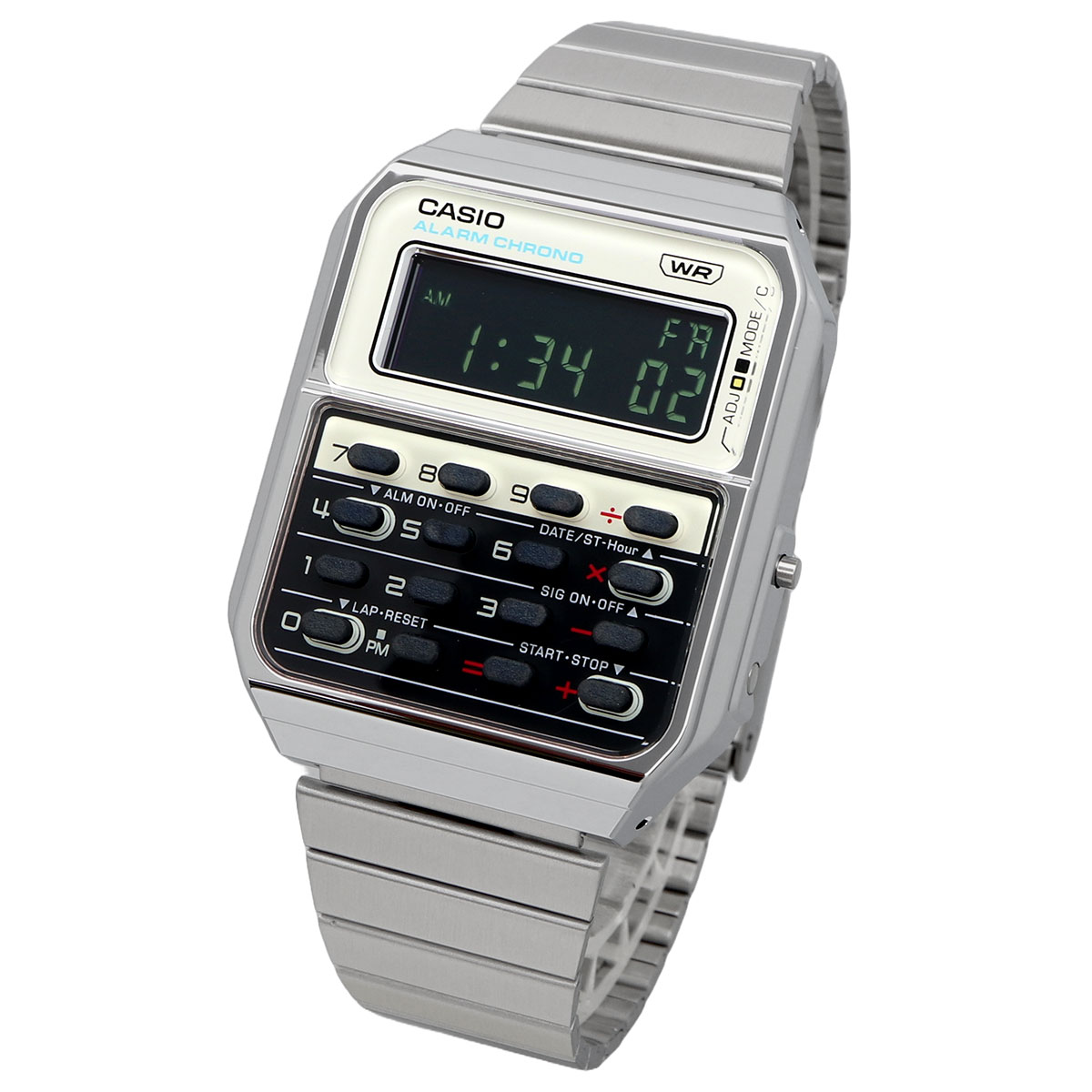 【父の日 ギフト】CASIO カシオ 腕時計 メンズ レディース  チープカシオ チプカシ 電卓 海外モデル    CA-500WE-7B｜north-star｜02