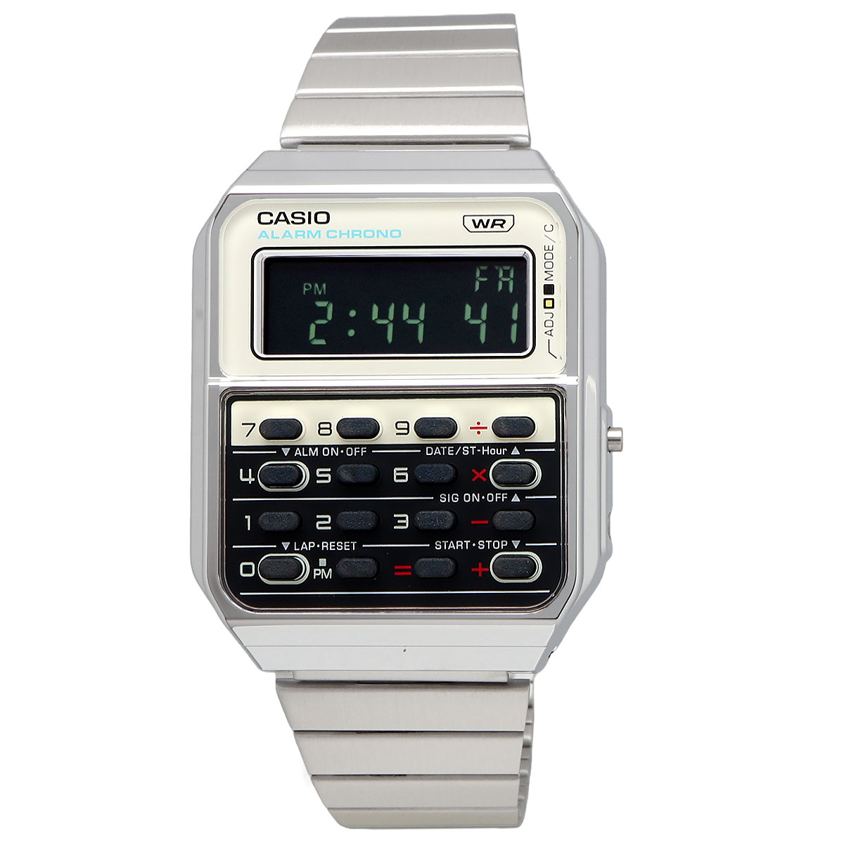 【父の日 ギフト】CASIO カシオ 腕時計 メンズ レディース  チープカシオ チプカシ 電卓 海外モデル    CA-500WE-7B｜north-star｜03