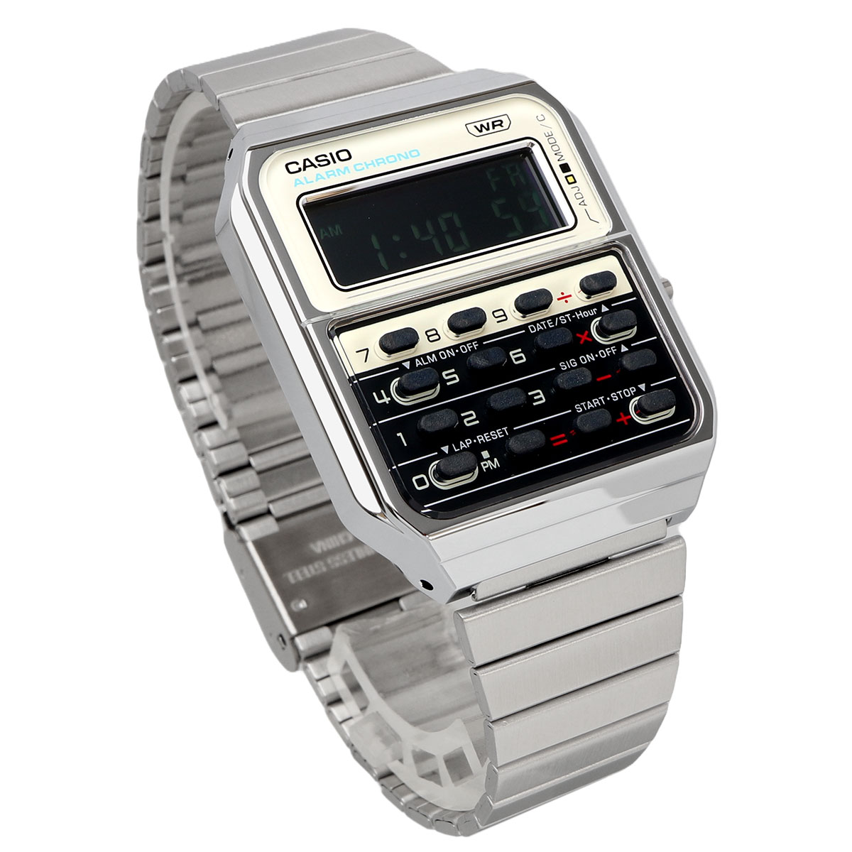 【父の日 ギフト】CASIO カシオ 腕時計 メンズ レディース  チープカシオ チプカシ 電卓 海外モデル    CA-500WE-7B｜north-star｜05