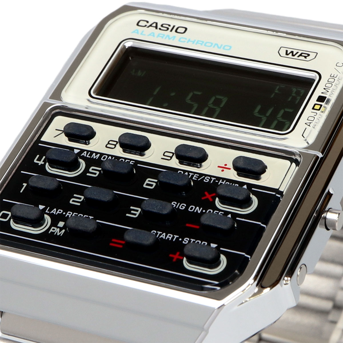 【父の日 ギフト】CASIO カシオ 腕時計 メンズ レディース  チープカシオ チプカシ 電卓 海外モデル    CA-500WE-7B｜north-star｜06