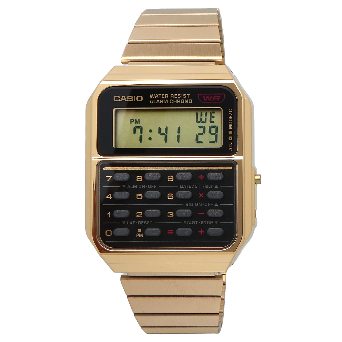 CASIO カシオ 腕時計 メンズ レディース チープカシオ チプカシ 海外モデル 電卓 カリキュレーター デジタル CA-500WEG-1A