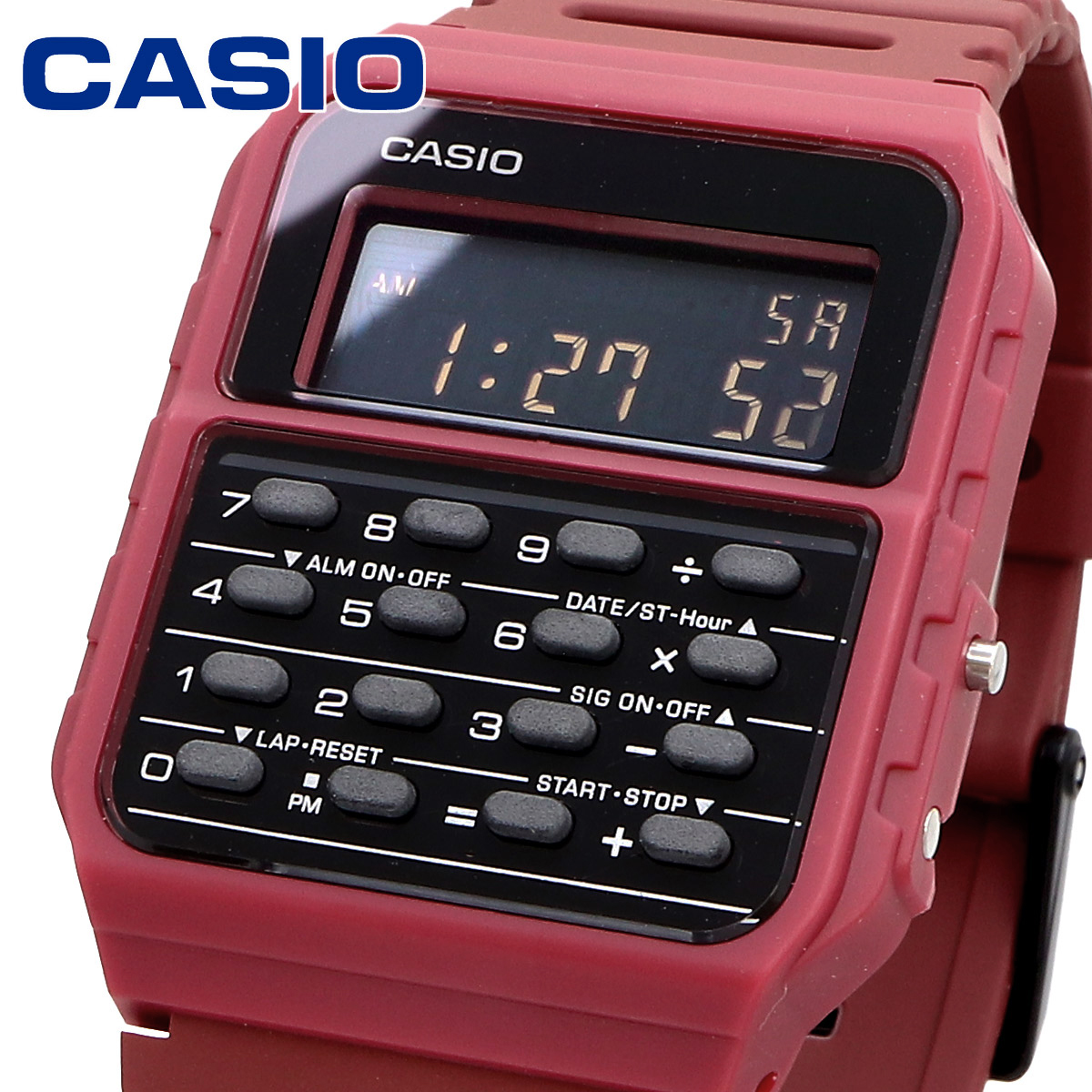 【父の日 ギフト】CASIO カシオ 腕時計 メンズ レディース  チープカシオ チプカシ 海外モデル 電卓 デジタル CA-53WF-4B