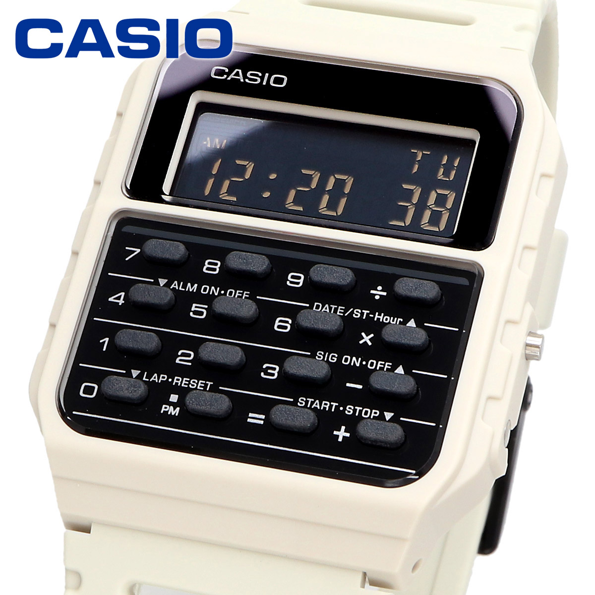 【父の日 ギフト】CASIO カシオ 腕時計 メンズ レディース  チープカシオ チプカシ 海外モデル 電卓 デジタル CA-53WF-8B