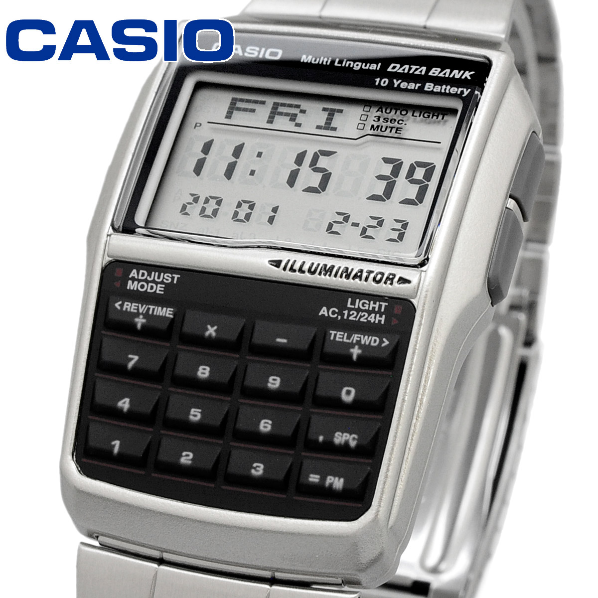 【父の日 ギフト】CASIO カシオ 腕時計 メンズ レディース デジタル  チープカシオ チプカシ 海外モデル  データバンク   DBC-32D-1A｜north-star
