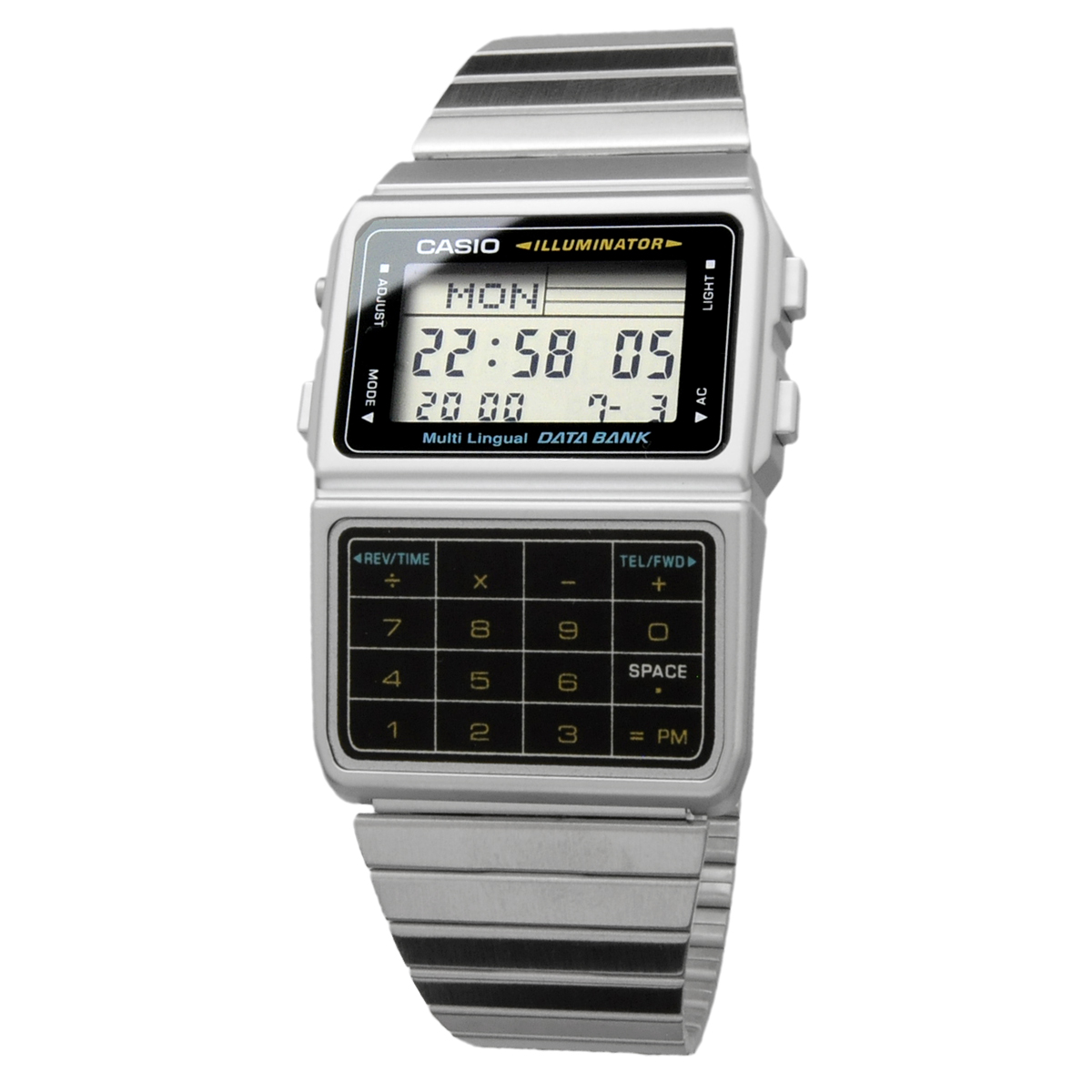 CASIO カシオ 腕時計 メンズ レディース  チープカシオ チプカシ 海外モデル   データバンク デジタル DBC-611-1｜north-star｜02