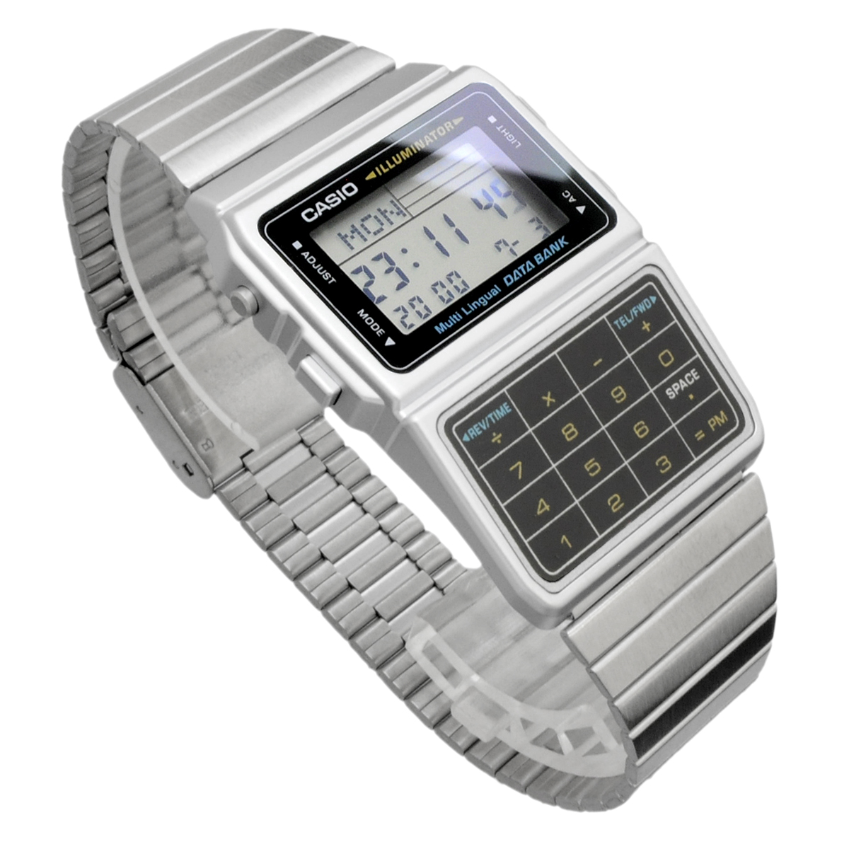 CASIO カシオ 腕時計 メンズ レディース  チープカシオ チプカシ 海外モデル   データバンク デジタル DBC-611-1｜north-star｜04