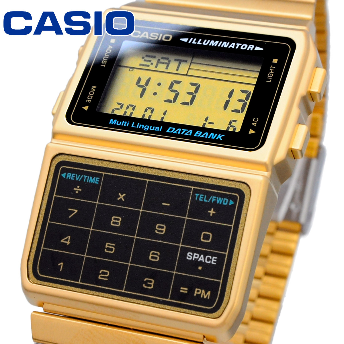 CASIO カシオ 腕時計 メンズ レディース  チープカシオ チプカシ 海外モデル   データバンク デジタル DBC-611G-1