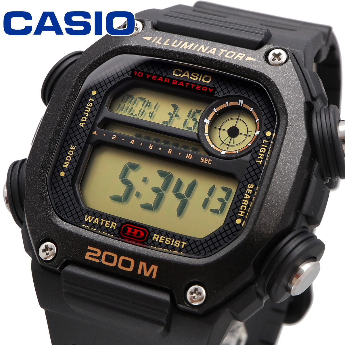 CASIO カシオ 腕時計 メンズ 防水 200M チープカシオ チプカシ 海外モデル デジタル DW-291H-9AV