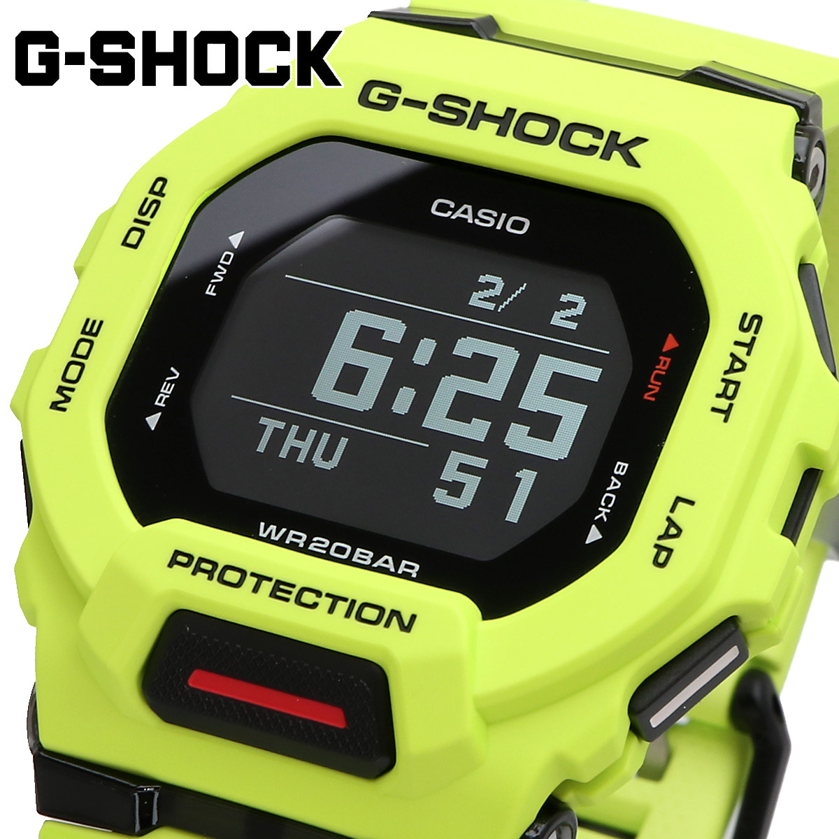 CASIO カシオ 腕時計 メンズ   G-SHOCK 海外モデル G-SQUAD スマートフォンリンク トレーニング  GBD-200-9