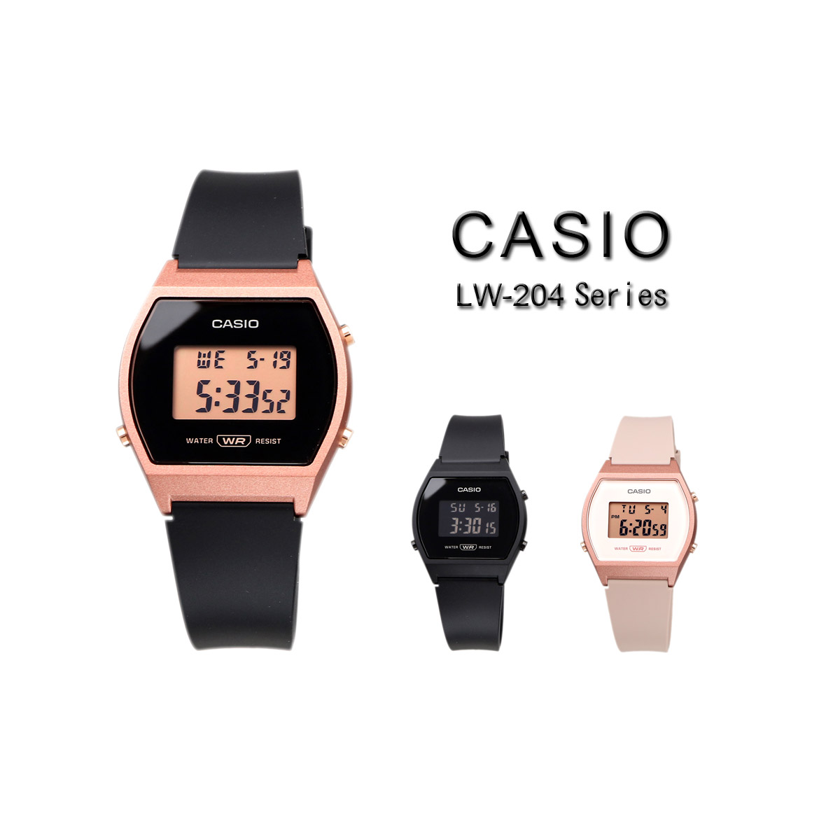 腕時計 時計 レディース 女の子 デジタル CASIO カシオ チープカシオ チプカシ 海外モデル LW-204