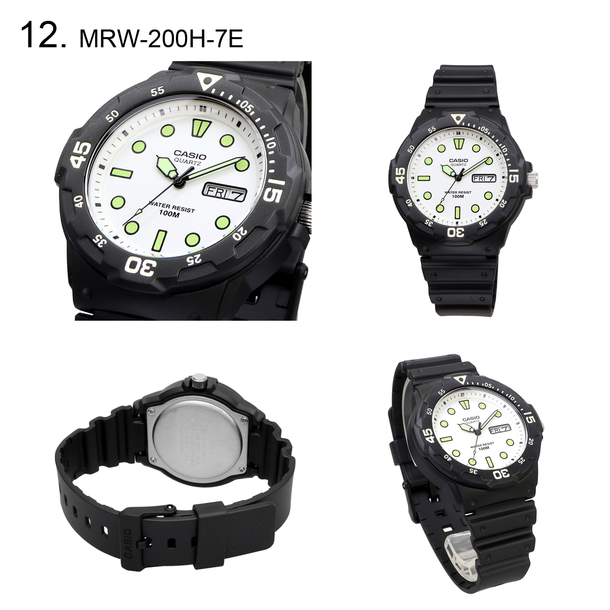 CASIO カシオ 腕時計 メンズ キッズ 男の子 時計 アナログ  チープカシオ チプカシ 海外モデル  MRW-200H｜north-star｜26