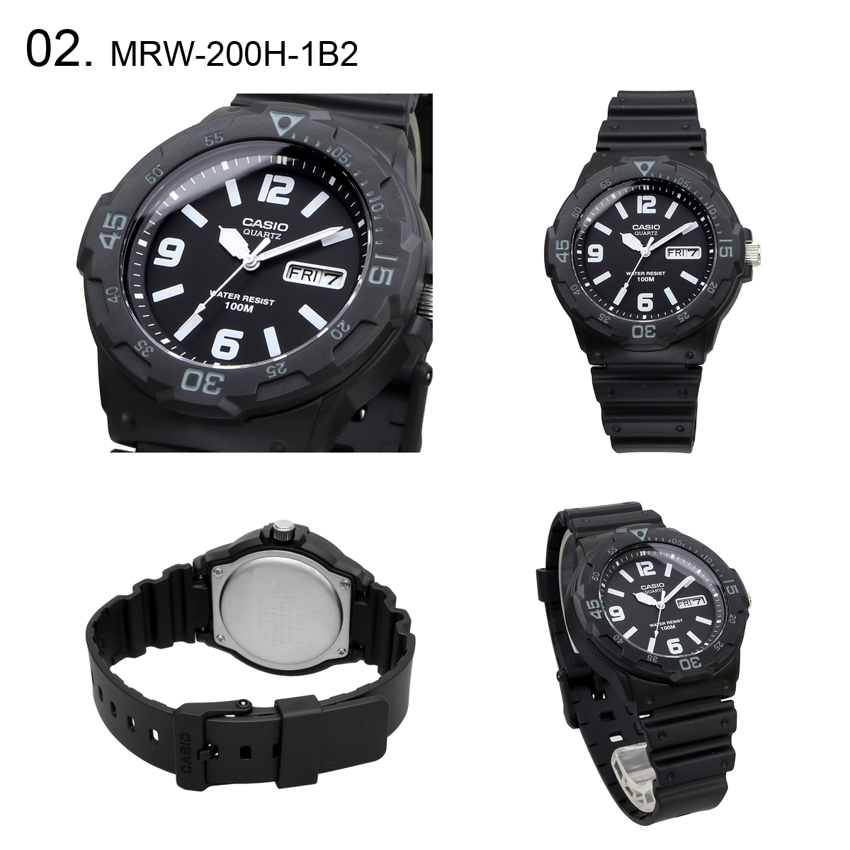 CASIO カシオ 腕時計 メンズ キッズ 男の子 時計 アナログ  チープカシオ チプカシ 海外モデル  MRW-200H｜north-star｜16