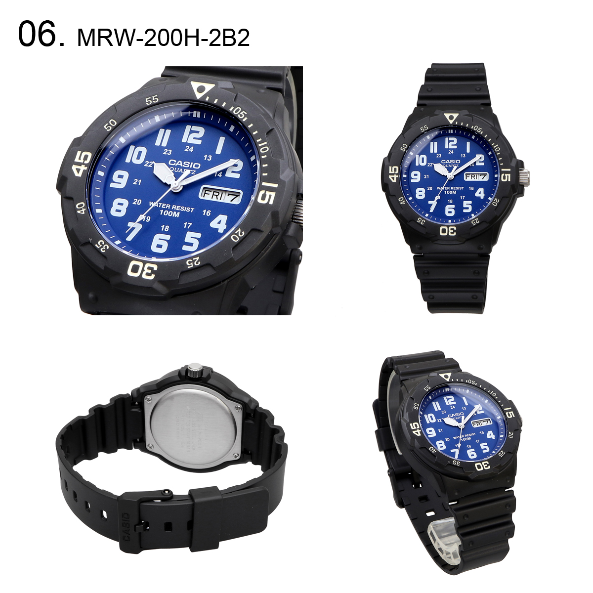 【父の日 ギフト】CASIO カシオ 腕時計 メンズ キッズ 男の子 時計 アナログ  チープカシオ チプカシ 海外モデル  MRW-200H｜north-star｜20