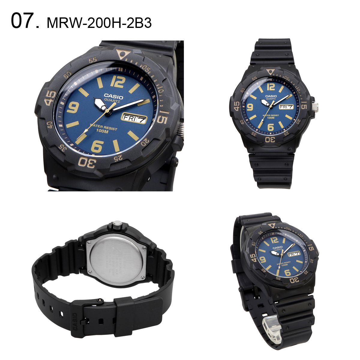 【父の日 ギフト】CASIO カシオ 腕時計 メンズ キッズ 男の子 時計 アナログ  チープカシオ チプカシ 海外モデル  MRW-200H｜north-star｜21