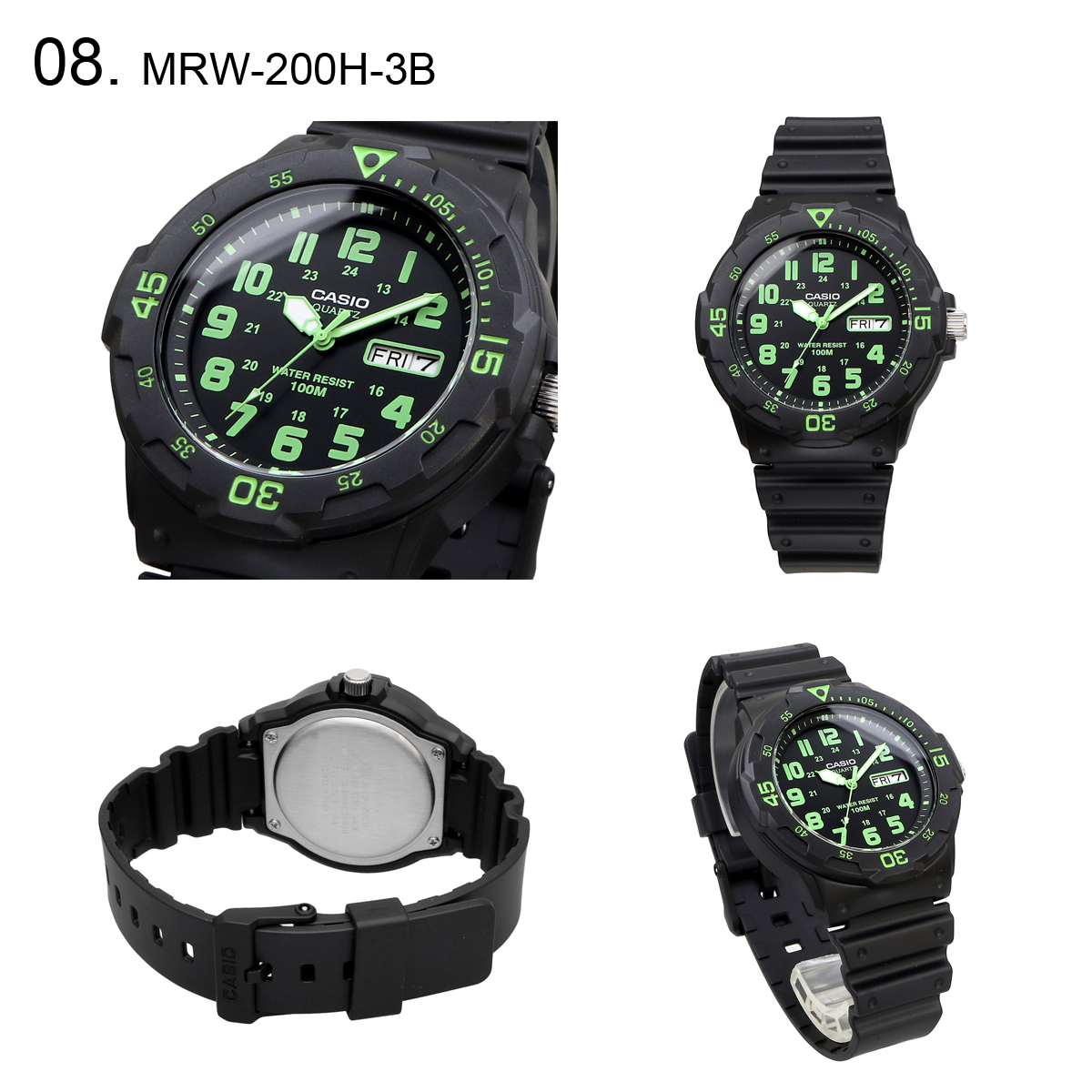 CASIO カシオ 腕時計 メンズ キッズ 男の子 時計 アナログ  チープカシオ チプカシ 海外モデル  MRW-200H｜north-star｜22