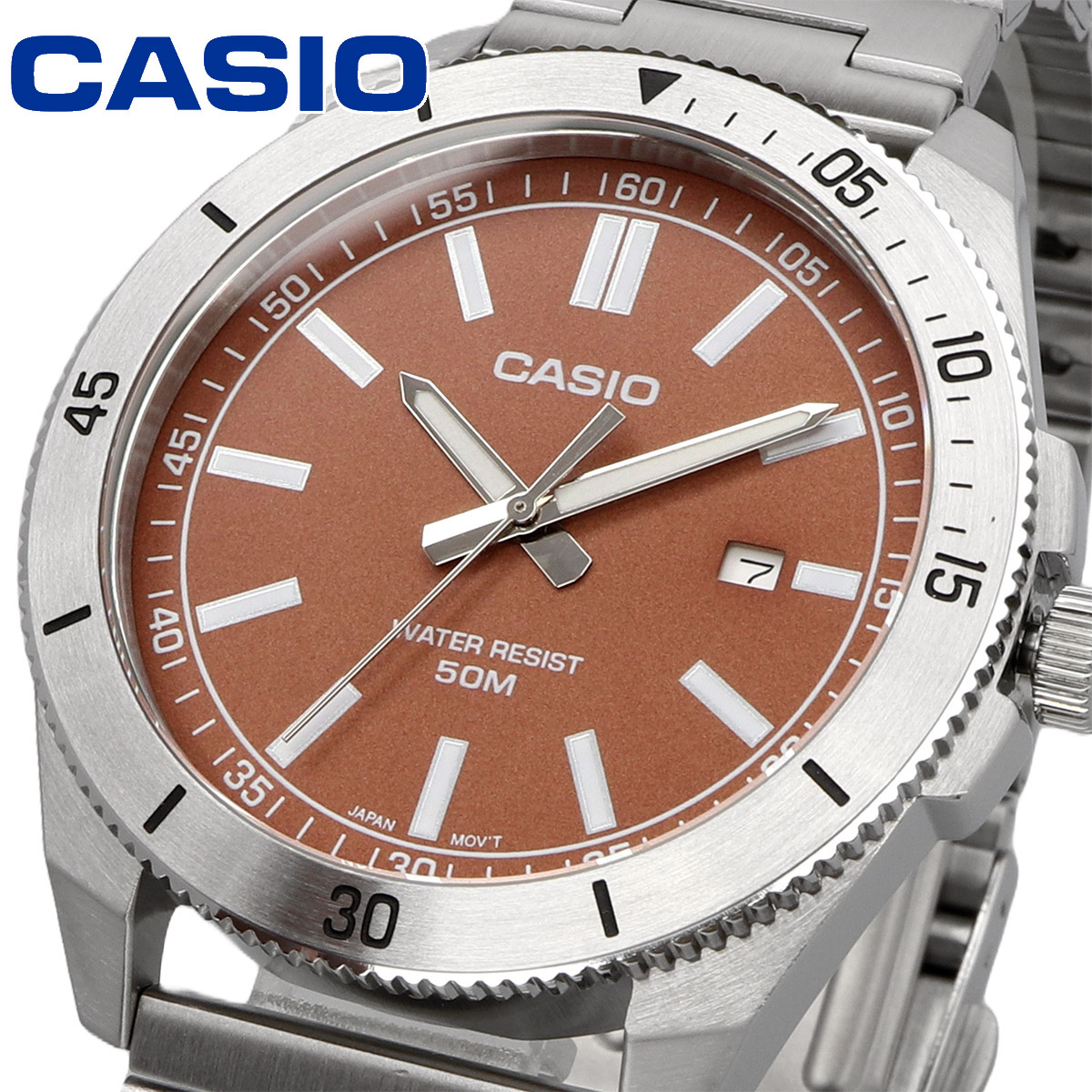 CASIO カシオ 腕時計 メンズ チープカシオ チプカシ 海外モデル アナログ シンプル クォーツ MTP-B155D-5EV