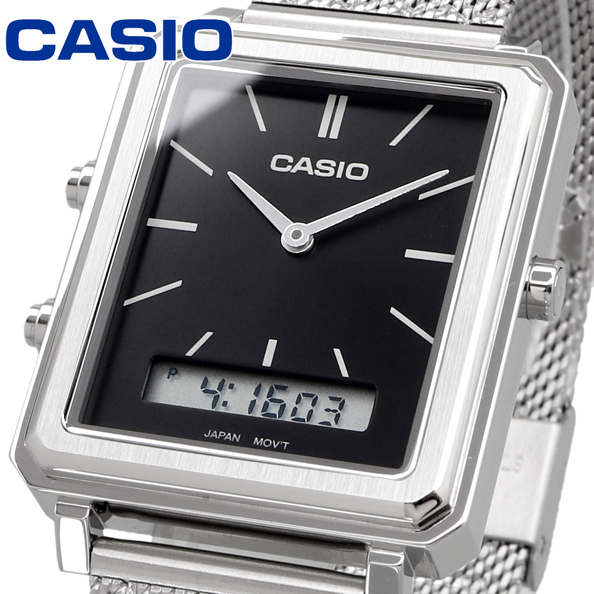 Yahoo! Yahoo!ショッピング(ヤフー ショッピング)CASIO カシオ 腕時計 メンズ チープカシオ チプカシ   海外モデル アナログ デジタル  MTP-B205M-1E