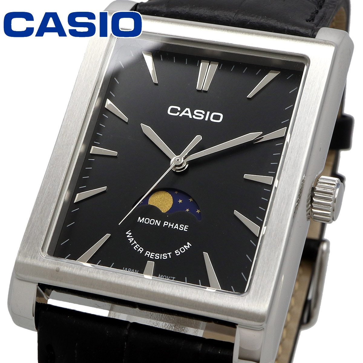 CASIO カシオ 腕時計 メンズ チープカシオ チプカシ 海外モデル ムーンフェイズ MTP-M105L-1AV