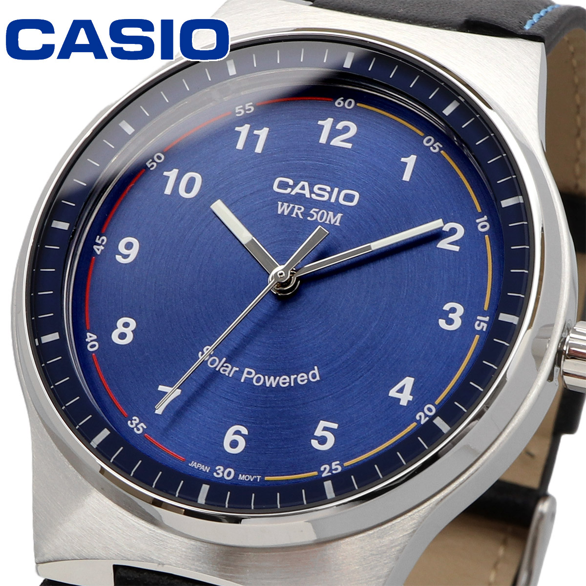 CASIO カシオ 腕時計 メンズ  海外モデル 電池交換不要 ソーラー クォーツ  MTP-RS105L-2BV｜north-star