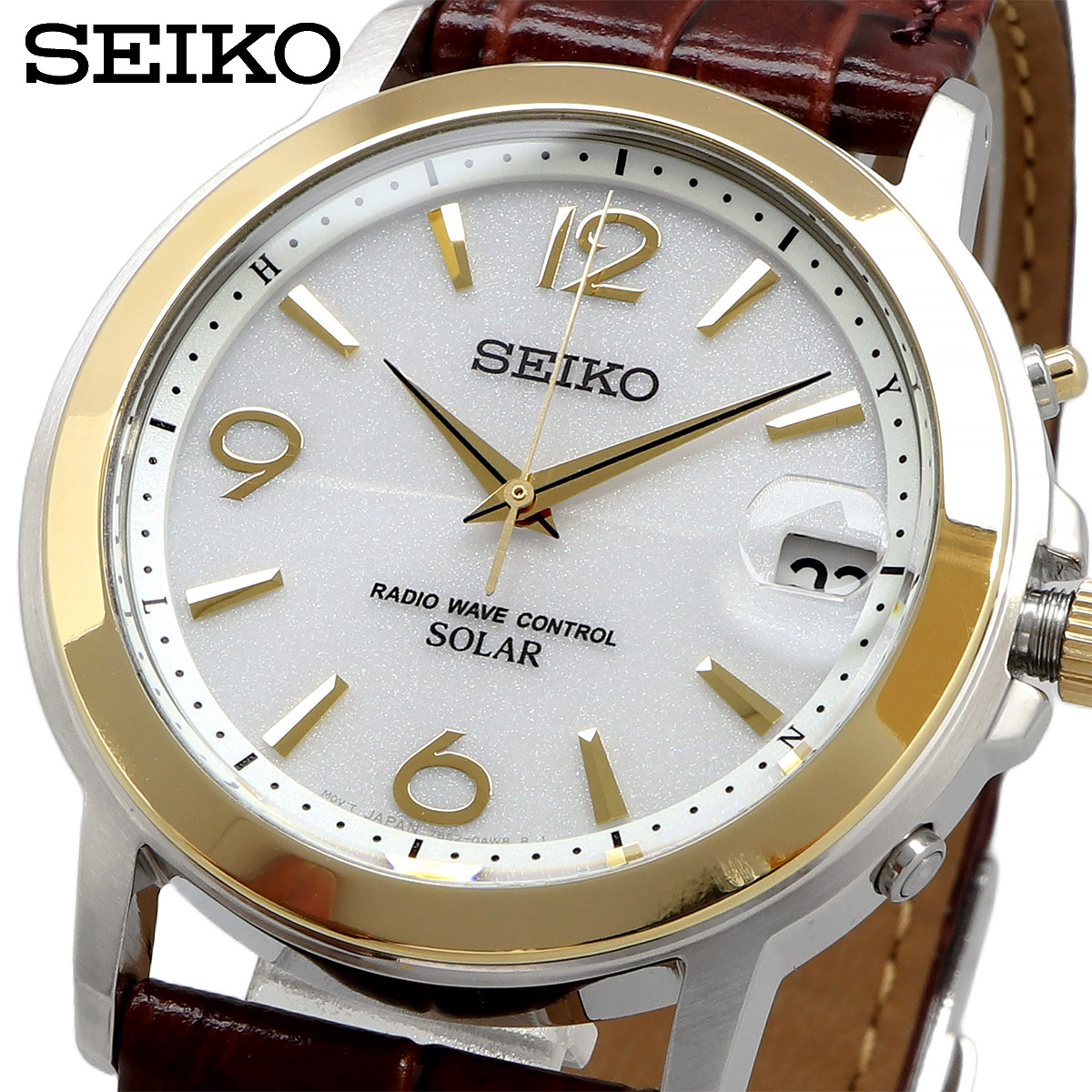 SEIKO セイコー 腕時計 メンズ 国内正規品 電波時計 ソーラー SPIRIT スピリット SBTM192(14900円)