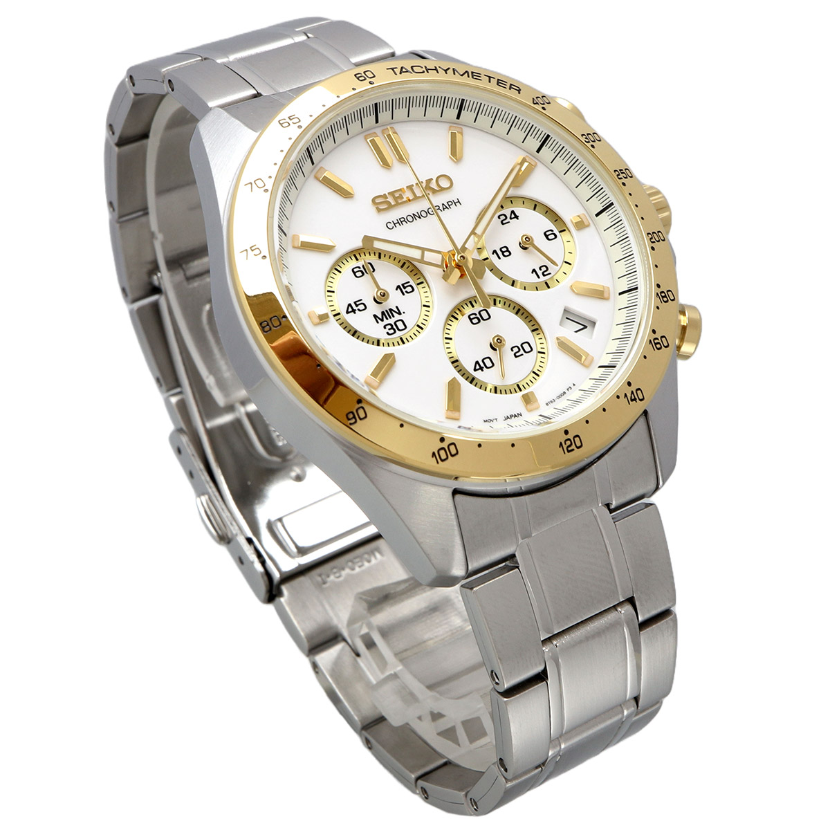 SEIKO セイコー 腕時計 メンズ 国内正規品 セイコーセレクション クォーツ 8T クロノグラフ ビジネス  SBTR024｜north-star｜04