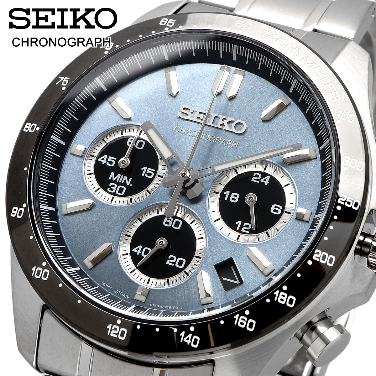 【父の日 ギフト】SEIKO セイコー 腕時計 メンズ 国内正規品 セイコーセレクション クォーツ 8T クロノグラフ   SBTR027｜north-star