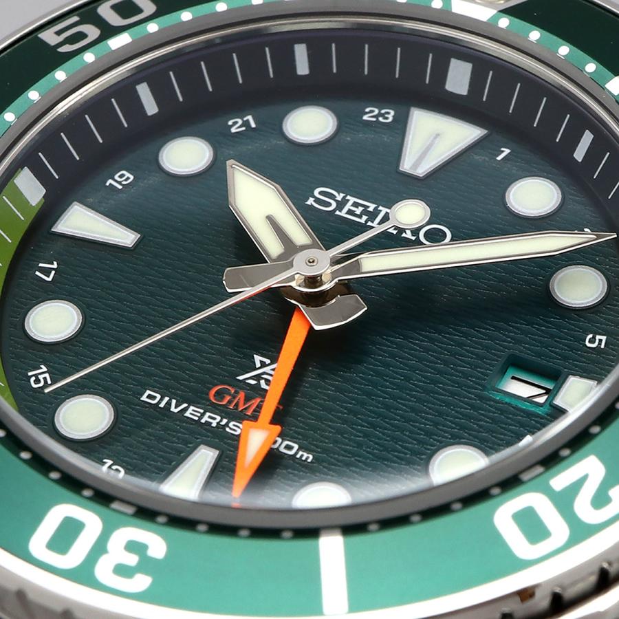 SEIKO セイコー 腕時計 メンズ 海外モデル PROSPEX プロスペックス ソーラー  GMT ダイバーズ  SFK003J1｜north-star｜07