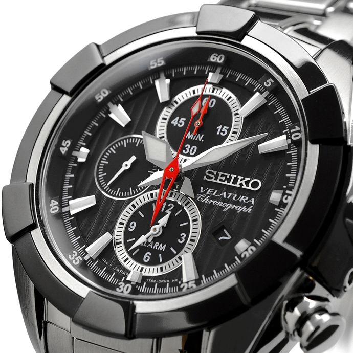 【半額販売】腕時計 アラームクロノグラフ SEIKO 海外モデル SNA487PC 新品 未使用品 メンズ 海外モデル