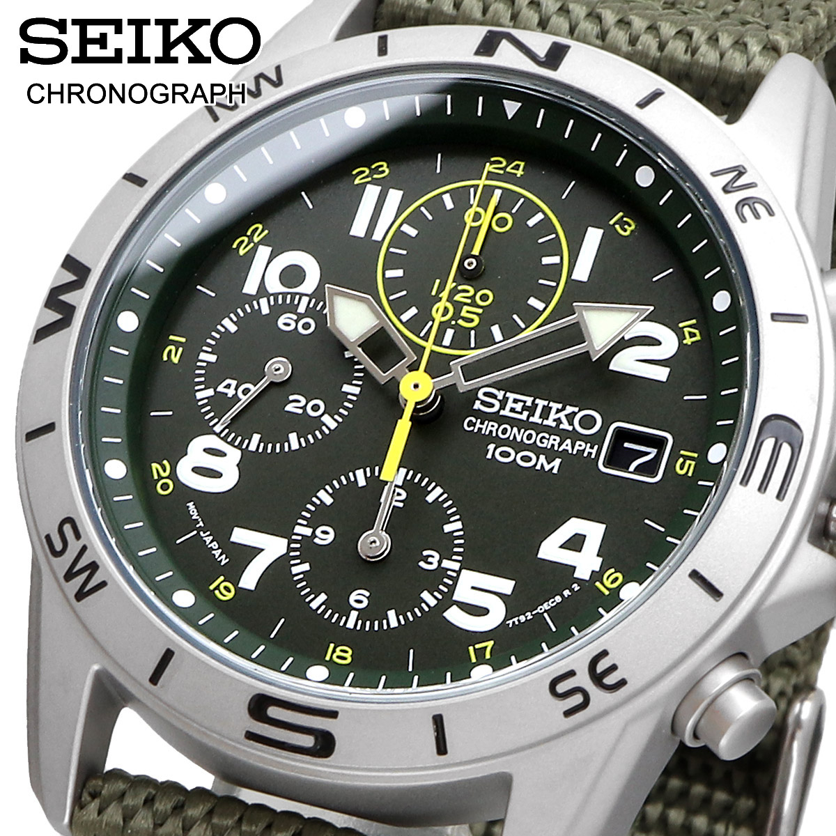 SEIKO セイコー 腕時計 メンズ 国内正規 クォーツ クロノグラフ ビジネス カジュアル  SND377R