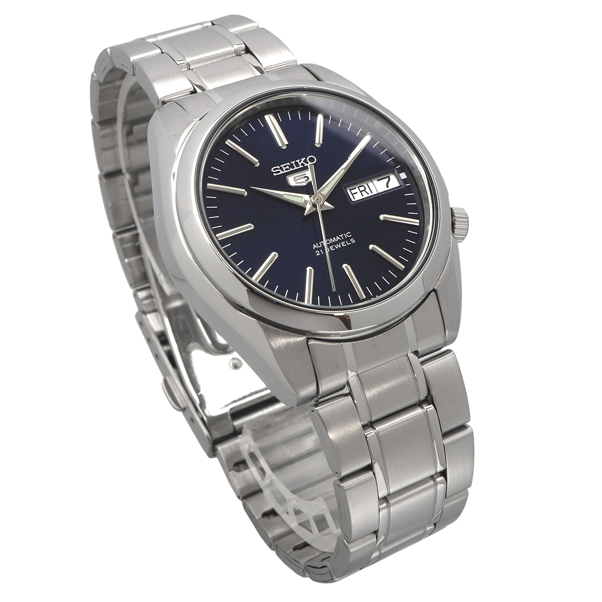 SEIKO5 セイコーファイブ 青文字盤 SNKL43K1 Amazon.com: Seiko 5 Automatic Mens Day/Date Stainless Steel