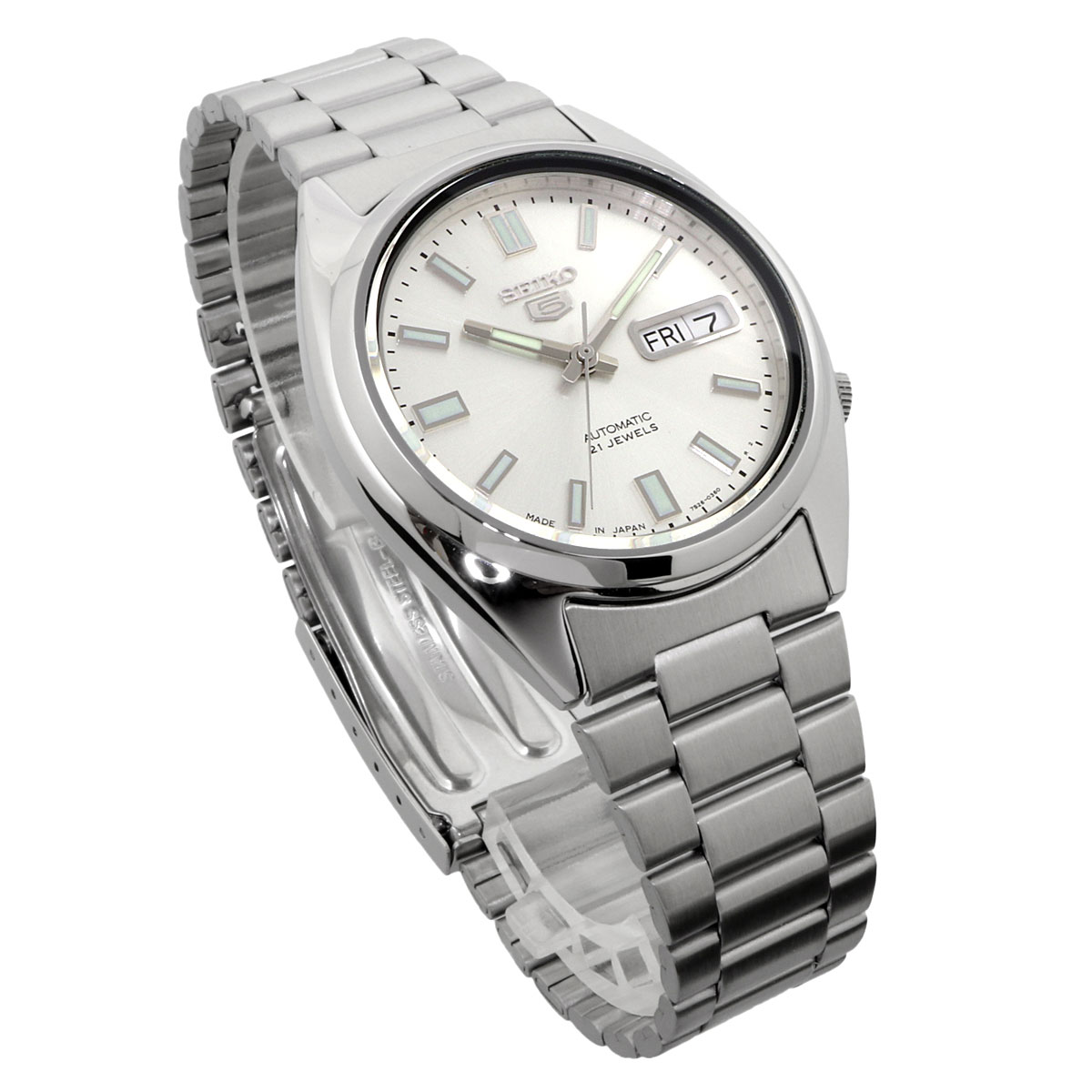 SEIKO セイコー 腕時計 メンズ 海外モデル MADE IN JAPAN セイコー5 自動巻き    SNXS73J1の画像