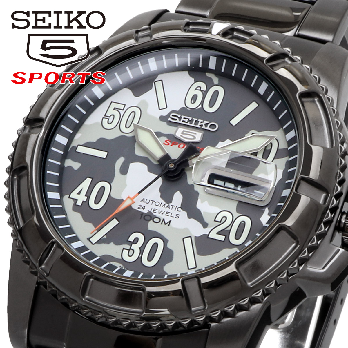 SEIKO セイコー 腕時計 メンズ 海外モデル セイコーファイブ 5スポーツ