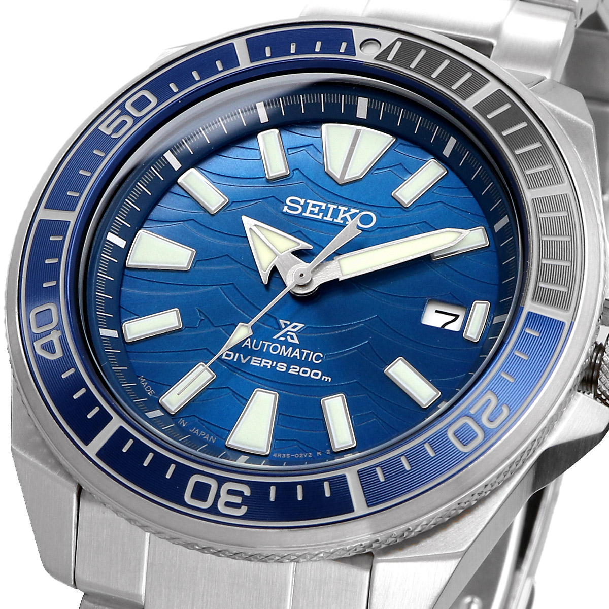 SEIKO セイコー 腕時計 メンズ 海外モデル MADE IN JAPAN プロスペックス PROSPEX サムライ SAVE THE OCEAN 自動巻き ダイバーズ  SRPD23J1