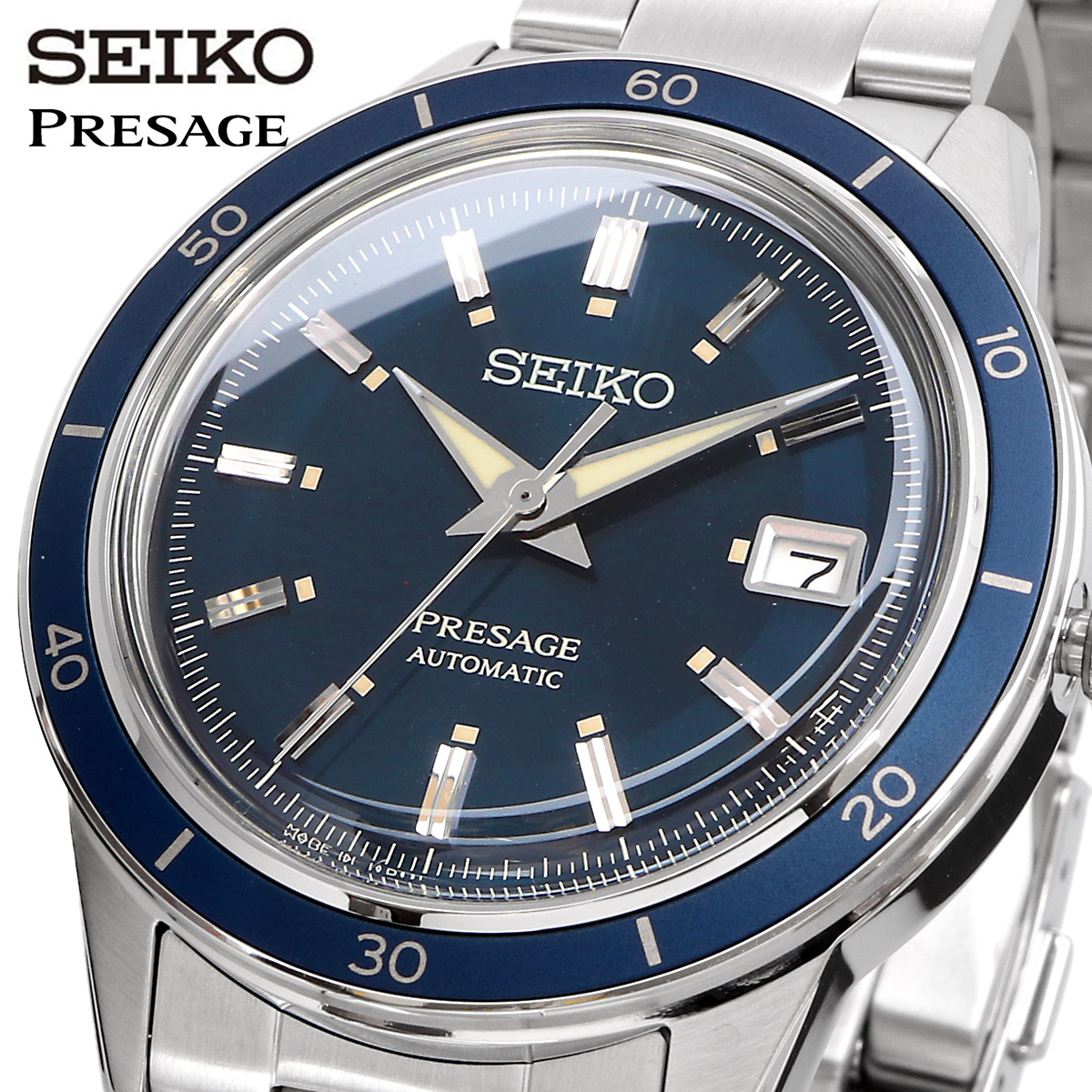 SEIKO セイコー 腕時計 メンズ 海外モデル MADE IN JAPAN プレザージュ PRESAGE 自動巻き  SRPG05J1