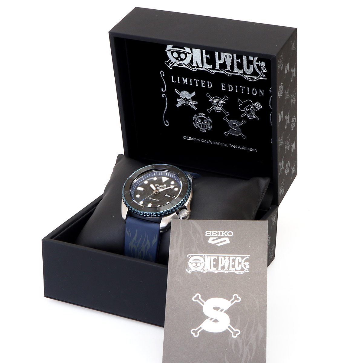 SEIKO セイコー 腕時計 メンズ 海外モデル セイコー ONE PIECE ワンピース コラボレーション SABO サボ 限定 ファイブ 5スポーツ 自動巻き SRPH71｜north-star｜05