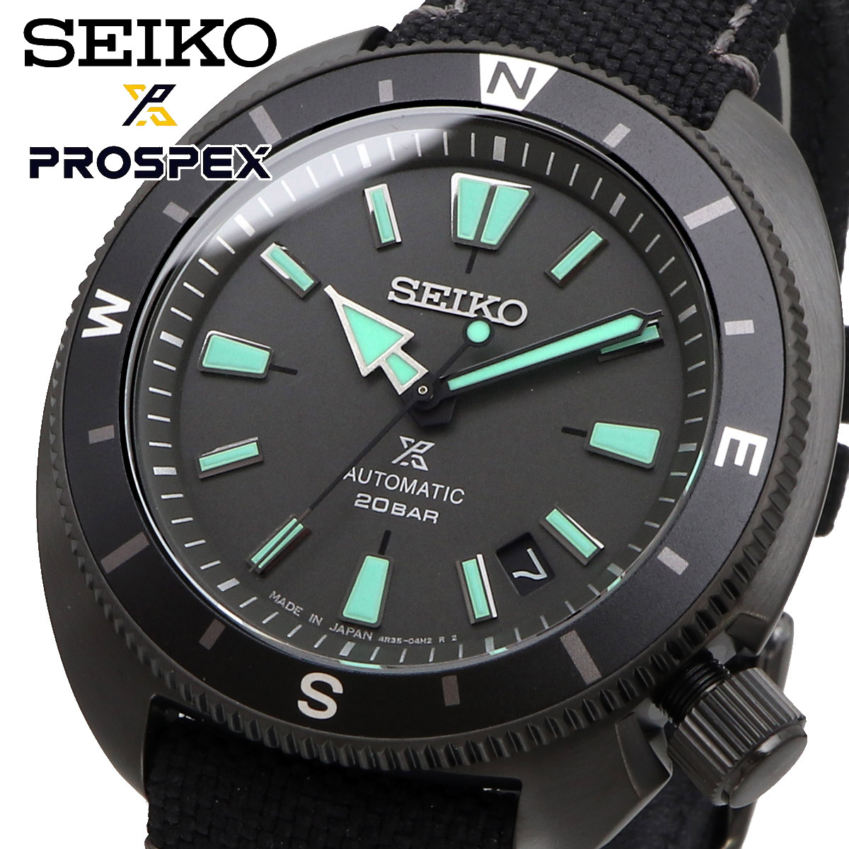 SEIKO セイコー 腕時計 メンズ 海外モデル PROSPEX  Fieldmaster The Black Series Limited Edition 限定モデル 自動巻き  SRPH99