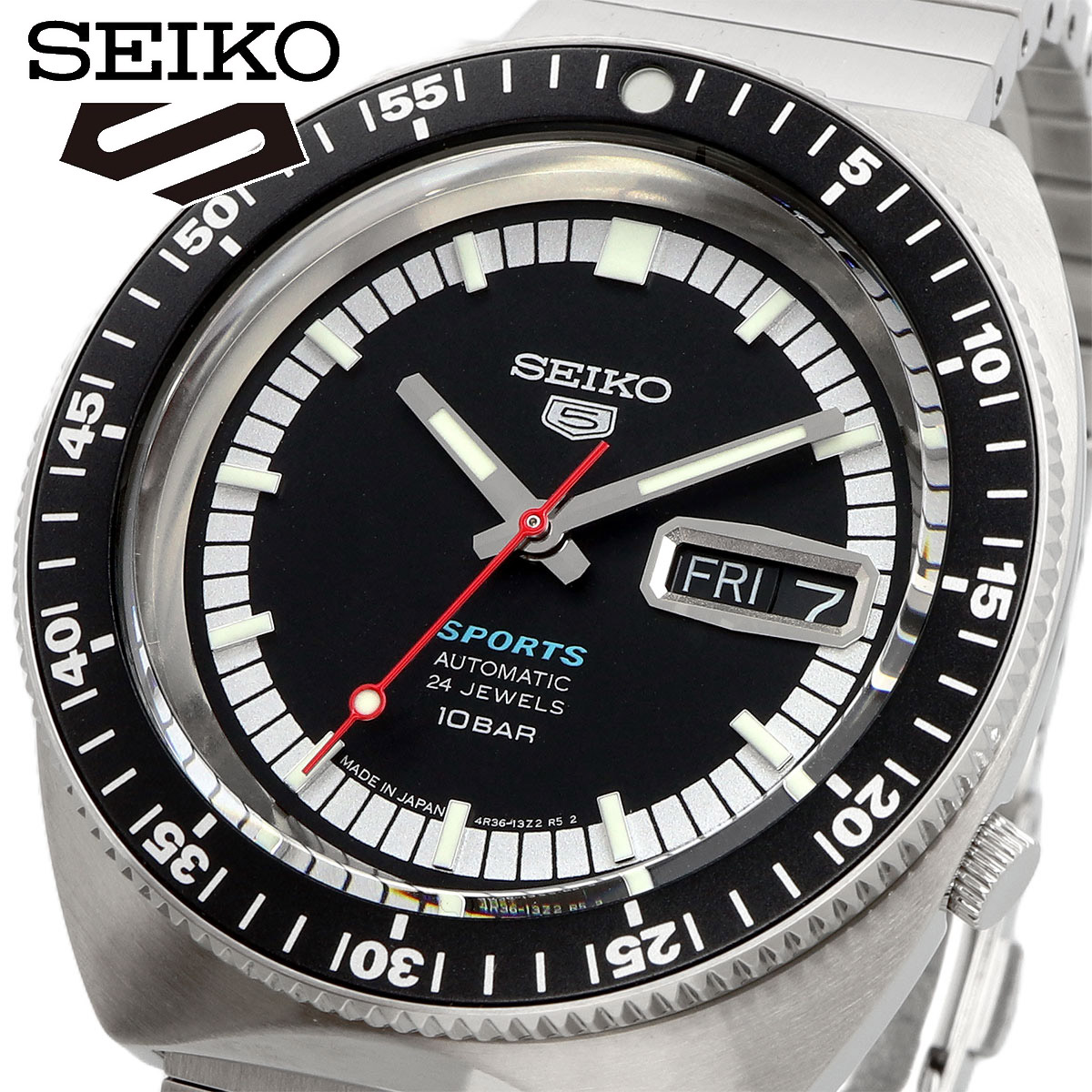 SEIKO セイコー 腕時計 メンズ 5スポーツ MADE IN JAPAN 初代セイコー5 