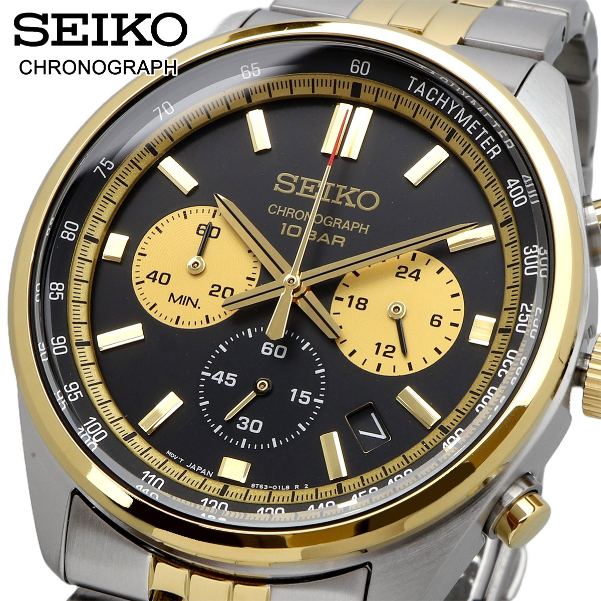 【父の日 ギフト】SEIKO セイコー 腕時計 メンズ 海外モデル   クロノグラフ SSB430P1
