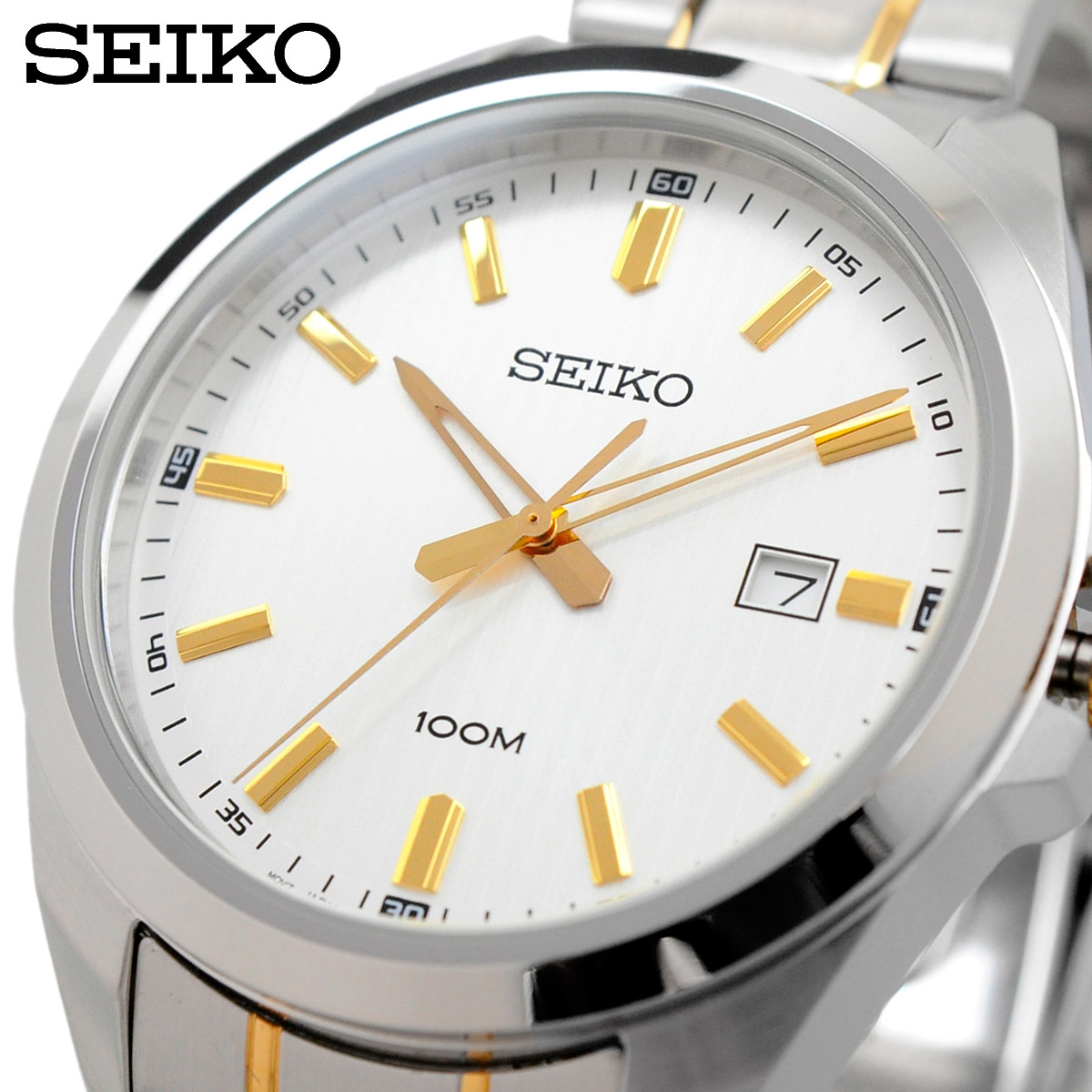 SEIKO セイコー 腕時計 メンズ  海外モデル クォーツ ビジネス カジュアル シンプル  SUR279P1