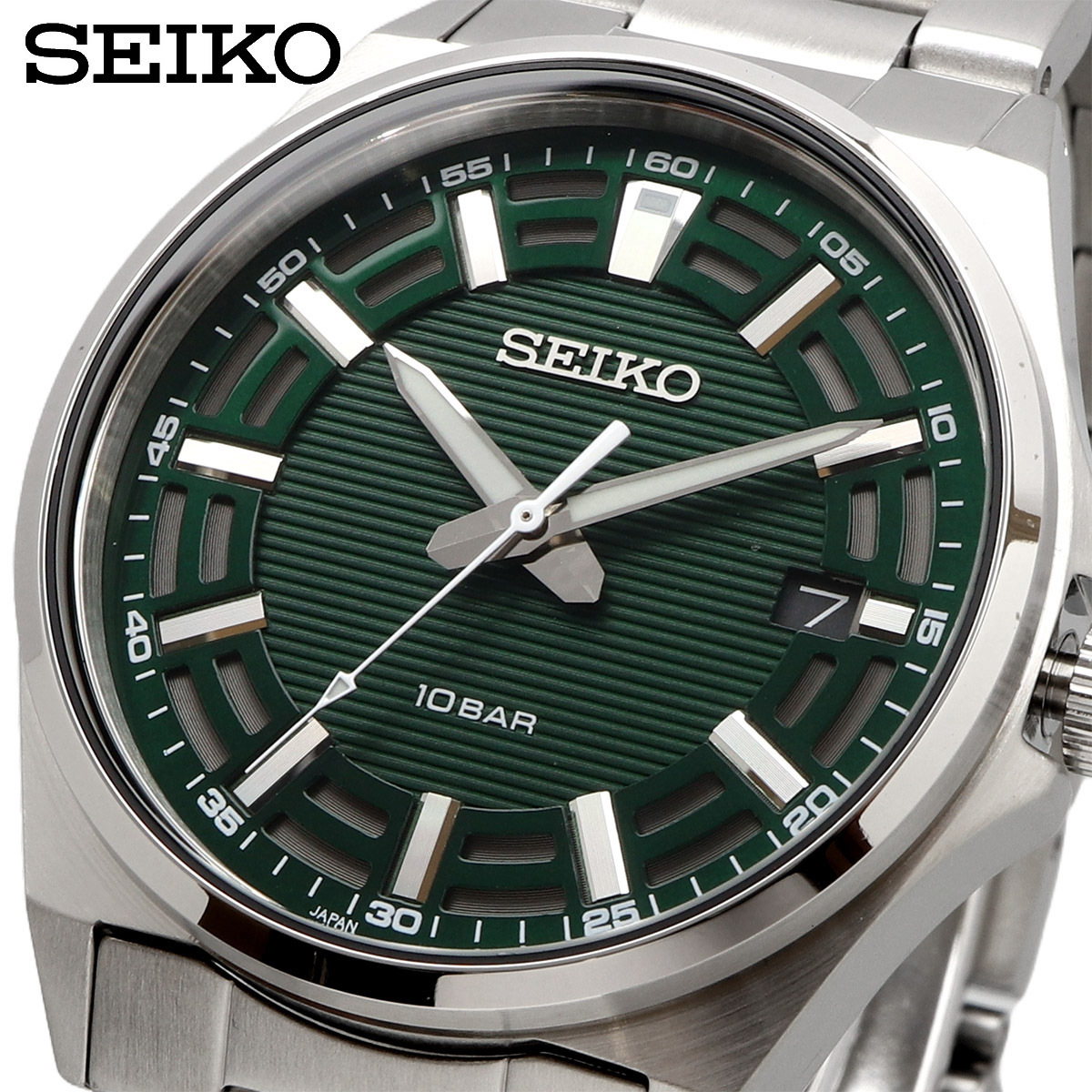 SEIKO セイコー 腕時計 メンズ 海外モデル クォーツ MADE IN JAPAN 日本製 ビジネス カジュアル シンプル SUR503