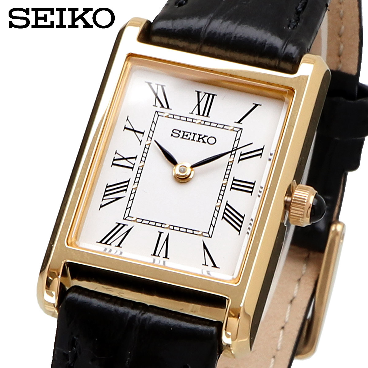 SEIKO セイコー 腕時計 レディース  海外モデル クォーツ シンプル ビジネス カジュアル  SWR054｜north-star