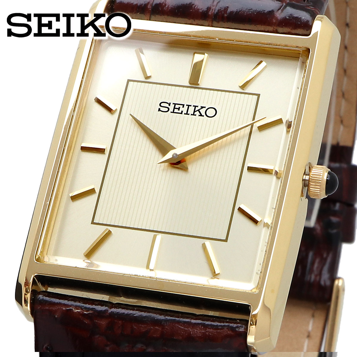 SEIKO セイコー 腕時計 メンズ 海外モデル クォーツ シンプル ビジネス カジュアル SWR064