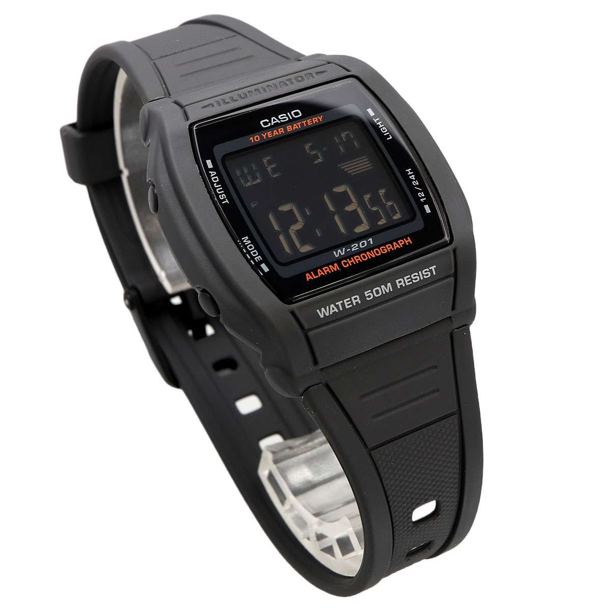 【父の日 ギフト】CASIO カシオ 腕時計 メンズ レディース チープカシオ チプカシ 海外モデル デジタル W-201-1BV｜north-star｜04