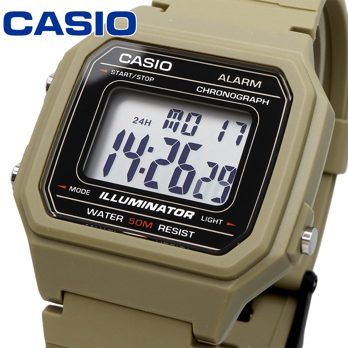 CASIO カシオ 腕時計 メンズ レディース チープカシオ チプカシ 海外モデル デジタル W-217H-5AV｜north-star