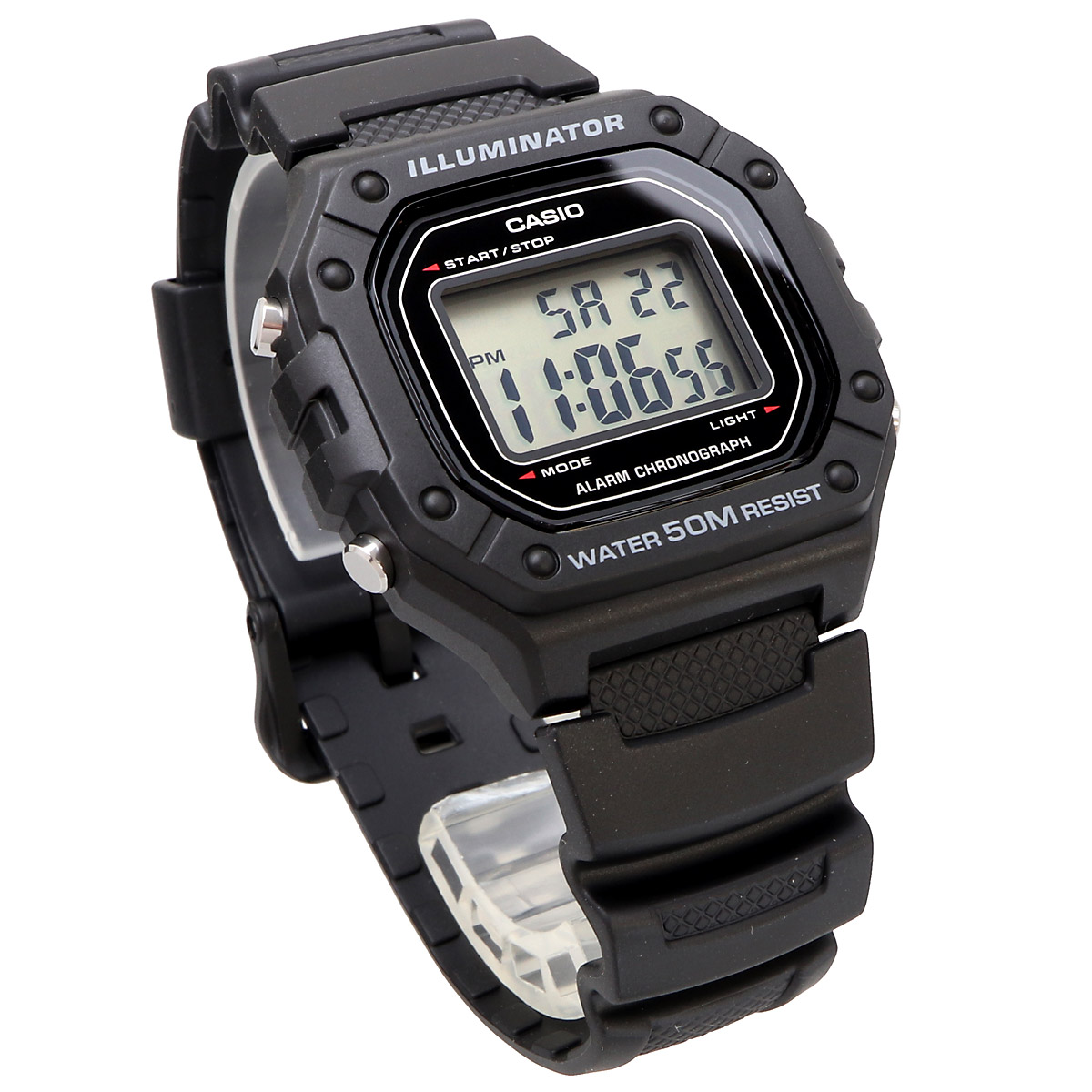 【父の日 ギフト】CASIO カシオ 腕時計 メンズ チープカシオ チプカシ 海外モデル デジタル  W-218H-1AV｜north-star｜04