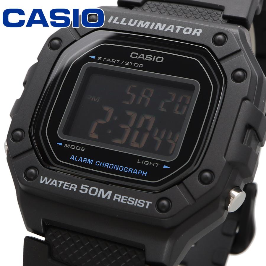 CASIO カシオ 腕時計 メンズ チープカシオ チプカシ 海外モデル デジタル  W-218H-1BV