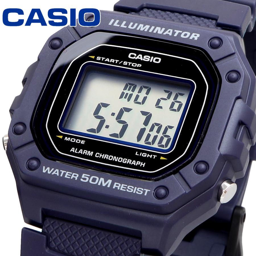 CASIO カシオ 腕時計 メンズ チープカシオ チプカシ 海外モデル デジタル  W-218H-2AV