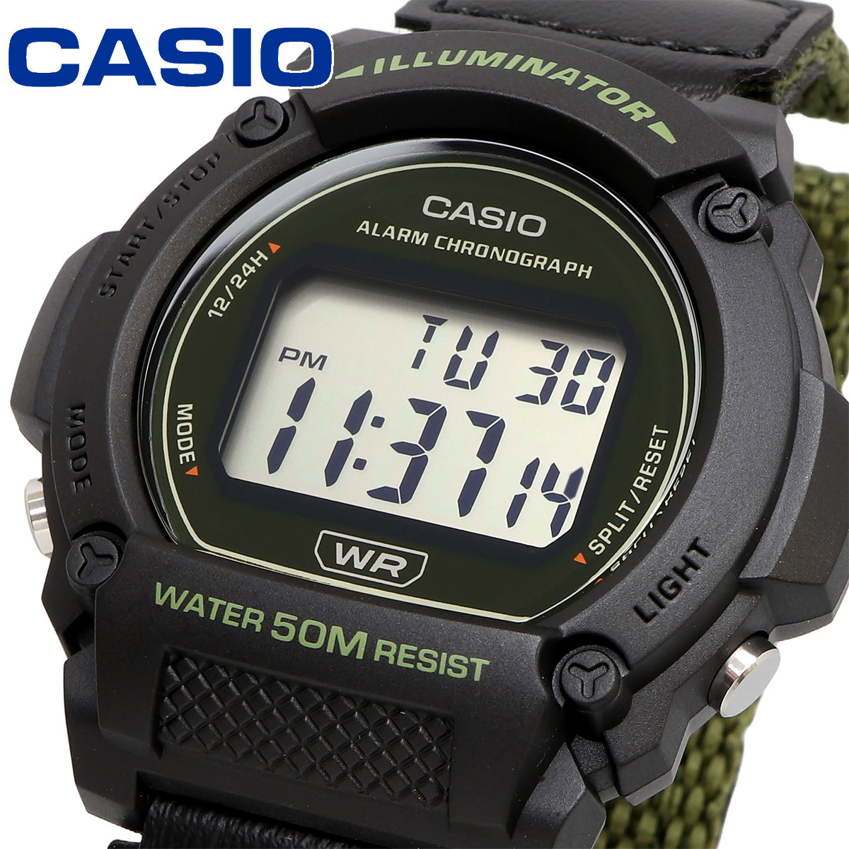 Yahoo! Yahoo!ショッピング(ヤフー ショッピング)CASIO カシオ 腕時計 メンズ チープカシオ チプカシ 海外モデル デジタル  W-219HB-3AV