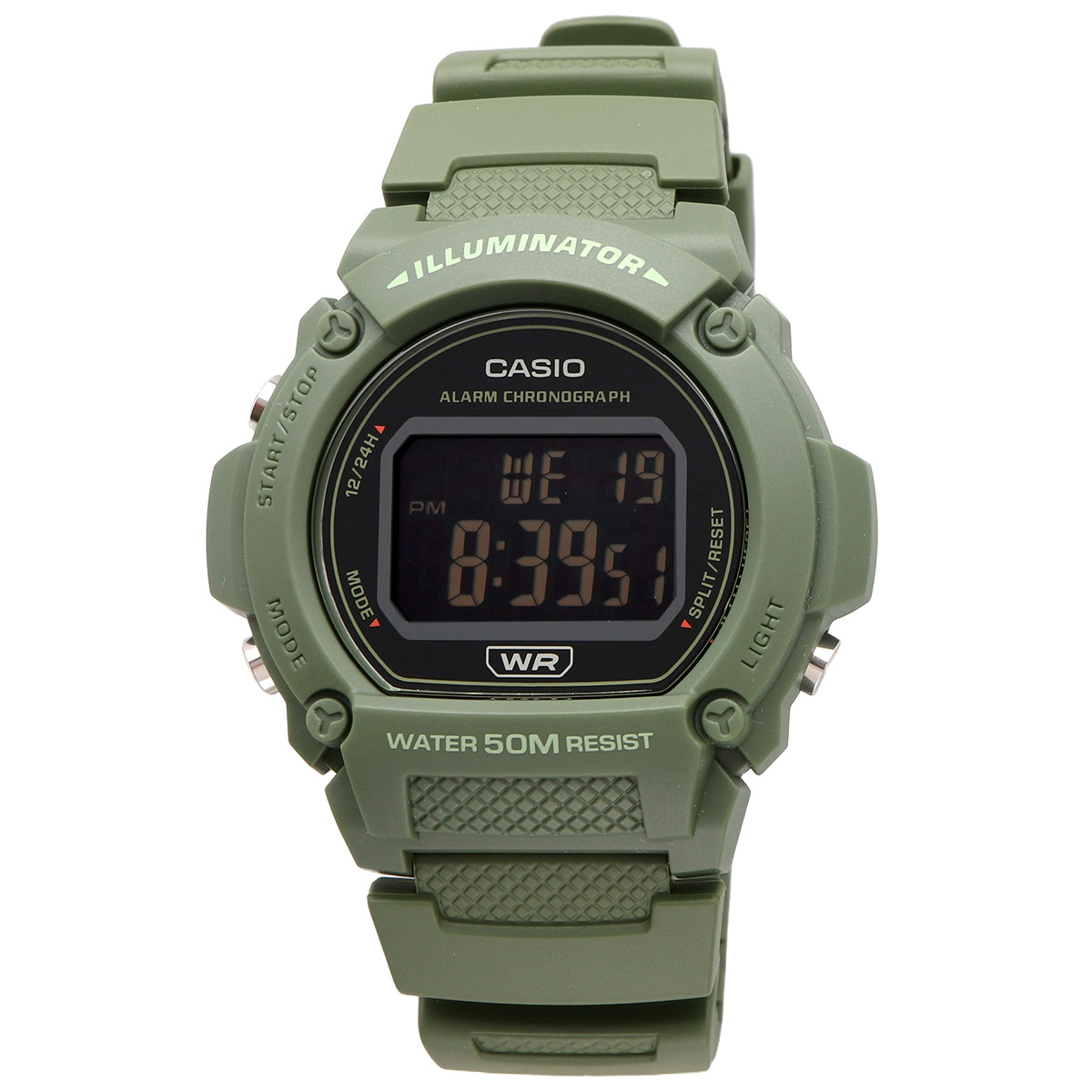 【父の日 ギフト】CASIO カシオ 腕時計 メンズ チープカシオ チプカシ 海外モデル デジタル  W-219HC-3BV｜north-star｜02
